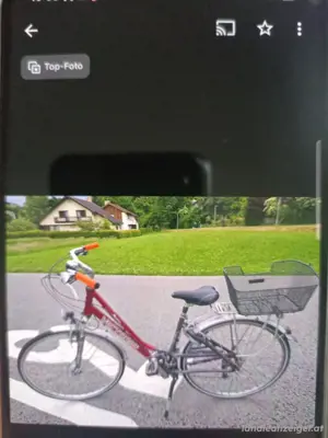 Fahrrad mit Korb