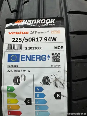 225 50 R17 94W Sommerreifen Hankook  Neu
