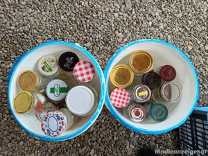 Einwecken Marmelade Gläser