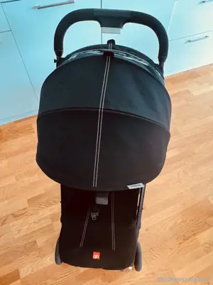 GB QBIT + All City Velvet Black Kinderwagen