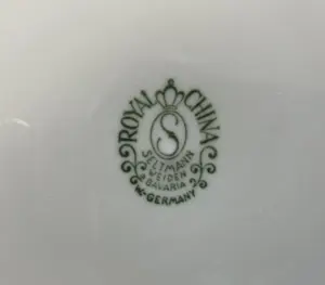 Kaffeeservice Seltmann Weiden Bavaria "Royal China" Rosendekor 8-teilig Bild 2
