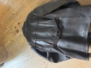 Lederjacke alt lang