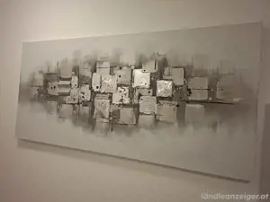 Wandbild grau