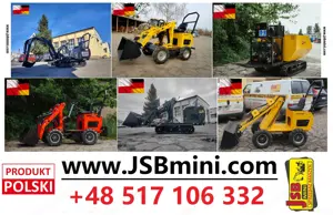  Lader Bagger Dumper - NEU 2025 - Direkt vom Hersteller JSB 