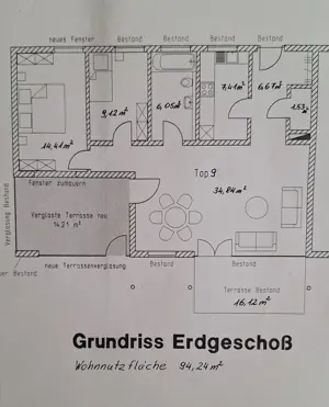 Verkaufe 4 Zimmer Gartenwohnung in Lauterach