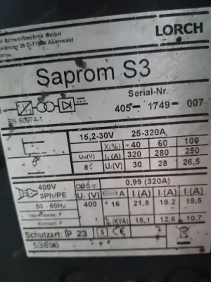Lorch Mig Mag Schweißgerät Saprom S3 Bild 4