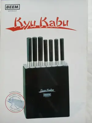 Messerset 8-teilig KYU KABU von der Fa. Beem Germany NEU-orginalverpackt, extrem scharf
