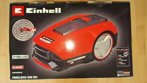 Verkaufe Rasenroboter mit Garage der Marke Einhell Bild 2