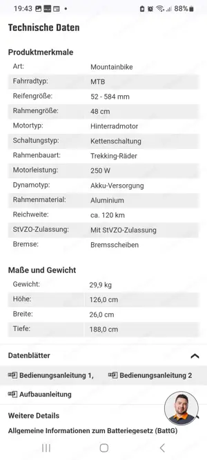 Fischer E Bike MTB-Terra 2.1 Bild 4
