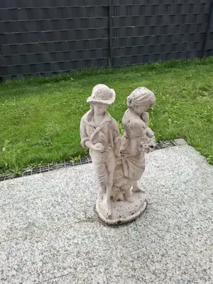 Steinfigur Liebespaar für Garten oder Terrasse  Bild 3