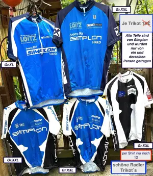 Fahrrad Seitentaschen Lenkerkorb Gepäcktasche Trikot Trägerhosen Bild 7