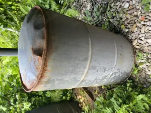Regentonne Metall zu verschenken  Bild 3