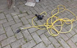 Verlängerungskabel Starkstrom 25 m mit 3 Adapter inkl. Verlängerungskabel Normalstrom 10 m