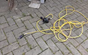 Verlängerungskabel Starkstrom 25 m mit 3 Adapter inkl. Verlängerungskabel Normalstrom 10 m Bild 2