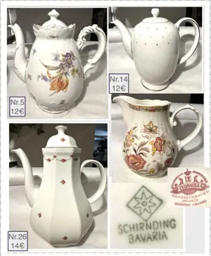 Vintage antike & neuere Kaffeekannen ab 8  Bild 2