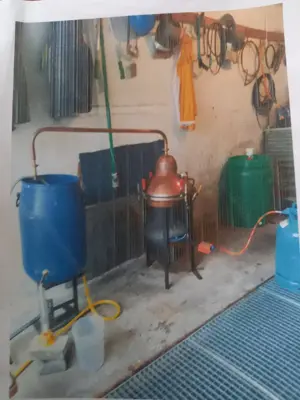 Schnapsbrennanlage