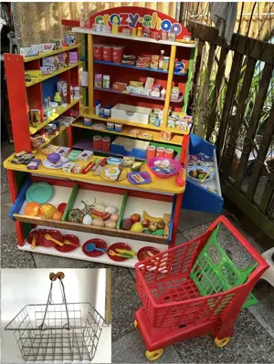 Großer Kinder Kaufladen mit viel Zubehör
