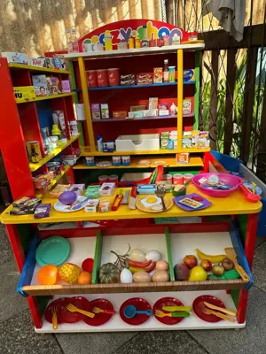 Großer Kinder Kaufladen mit viel Zubehör Bild 6