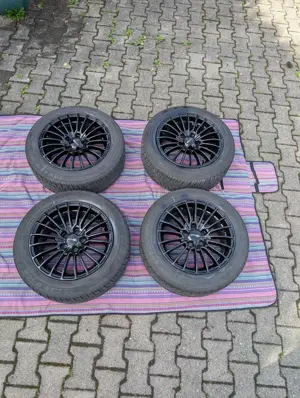 Komplettradsatz mit Brock 24 Alufelgen