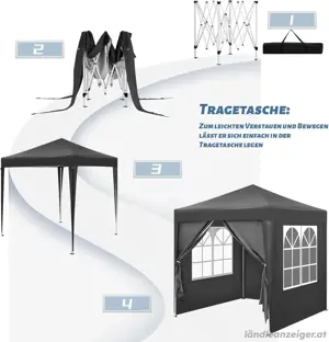 Faltpavillon  2x2 m Bild 5