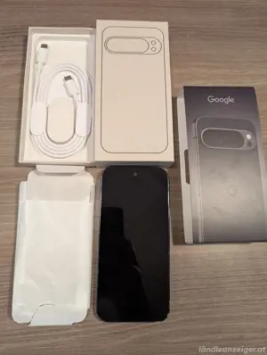 Pixel 9 Pro mit 256 GB in Obsidian mit defekter Kamera  Bild 5