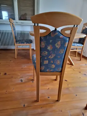 Sitzgruppe Tisch ausziehbar mit 6 Sessel Bild 4