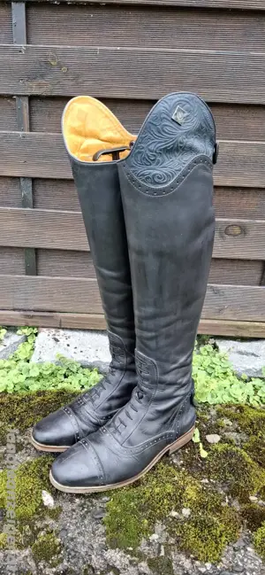 Leder Reitstiefel