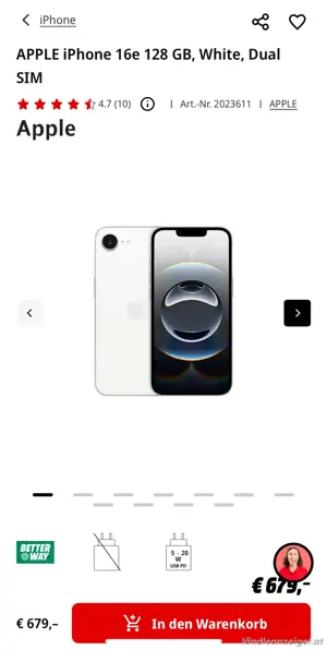 iPhone 16e 128GB Bild 5