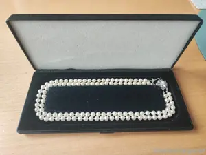 Perlenkette silber 