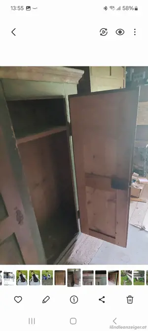Bauernschrank von 1803 Bild 2