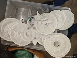 Lampions Wabenbälle Papierfächer  Bild 5