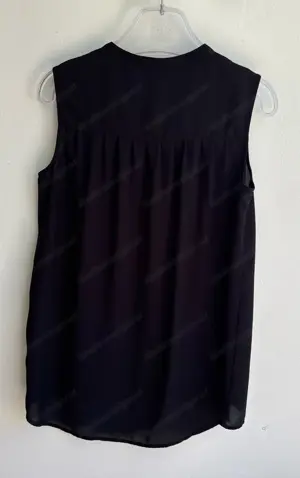 Schwarze ärmellose Bluse von Esprit Bild 2