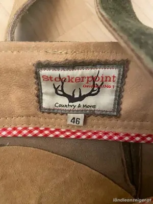 Neuwertige Lederhose Stockerpoint Grösse S(46) Bild 4