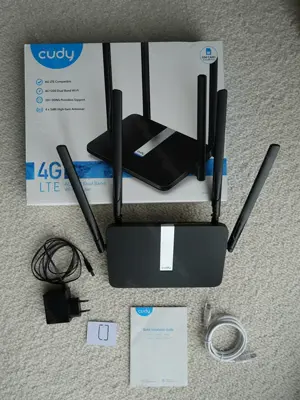 Cudy LT500 4G LTE AC1200 Dual Band WiFi Router für GSM SIM Karte 
