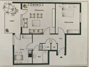 2 Zimmer Mietwohnung