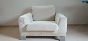 Polstersessel hellbeige