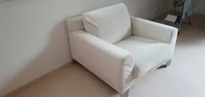 Polstersessel hellbeige Bild 2