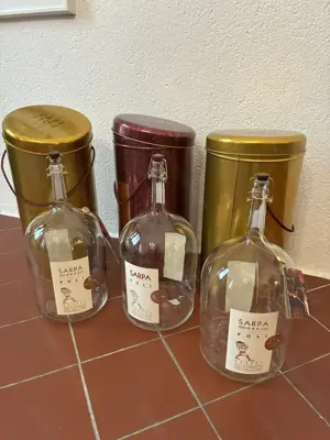 3 Liter Schnapsflaschen mit Stoßschutz
