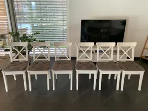 Esszimmerstühle 6 Stk. Ingolf Ikea
