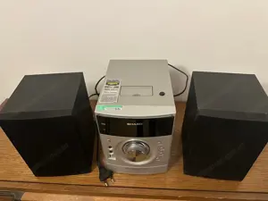 Sharp micro component system - Radio, CD-Player, USB-Anschluss, 2 Lautsprecherboxen Bild 2