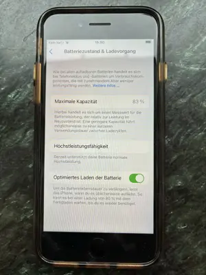 iPhone 8 mit Panzerglas und Zubehör - für A1 Bild 8