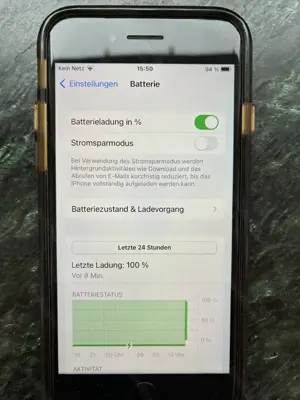 iPhone 8 mit Panzerglas und Zubehör - für A1 Bild 9