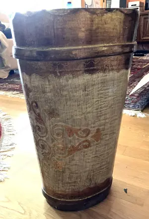 Schirmständer aus Holz venezianisch Vintage Bild 2