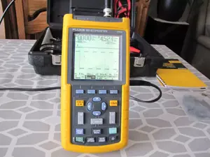 Fluke 123 Scopemeter + Zubehör + Hartschalenkoffer