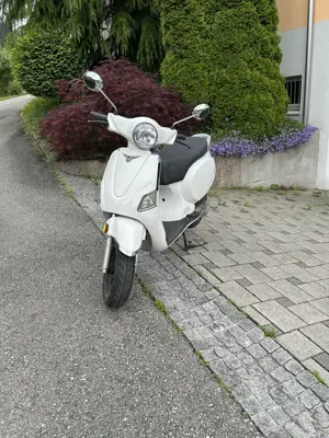 Beeline Memory Estate 50 Moped zu verkaufen   Retroroller in Weiß, top gepflegt, unfallfrei