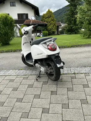 Beeline Memory Estate 50 Moped zu verkaufen   Retroroller in Weiß, top gepflegt, unfallfrei Bild 10