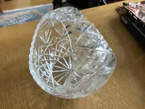 Körbchen aus Kristallglas Vintage