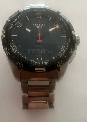 Herren-Armbanduhr Tissot T-Touch Connect Solar Titan Bild 5