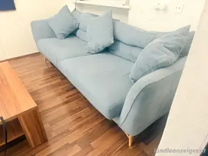 blauen Couch