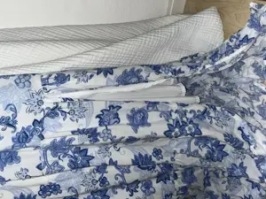 Neuwertiges langes Sommerkleid in blau Gr S tall Bild 5